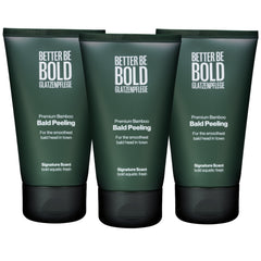 Glatzen Peeling mit Bambusfasern (Anti-Shine-Wirkung)