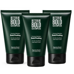 Glatzen Peeling mit Bambusfasern (Anti-Shine-Wirkung)