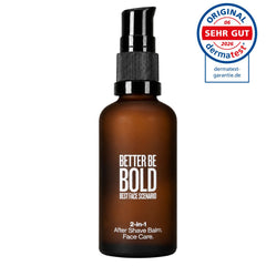 Best Face Scenario. 2-in-1 After Shave Balm & Face Care against razor burn