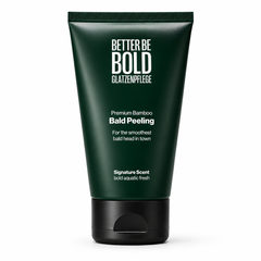 Glatzen Peeling mit Bambusfasern (Anti-Shine-Wirkung)