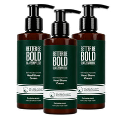 Head Shave Cream with ultra-glide effect