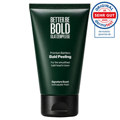 Bald head scrub with bamboo fibers (anti-shine effect)
